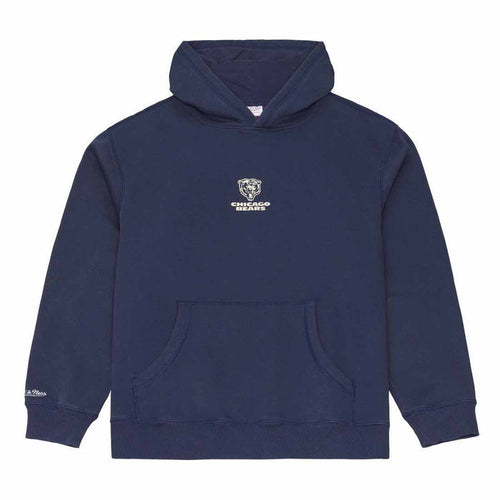 Chicago Bears Mitchell And Ness Blackout Essentials Hooded Sweatshirt