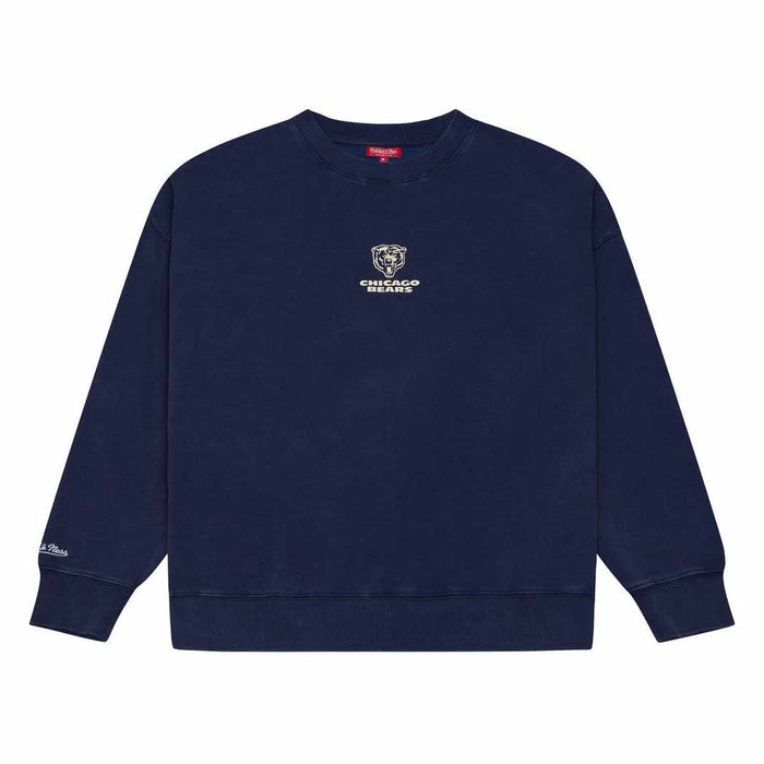 Chicago Bears Mitchell And Ness Women's Core Essential Crewneck Sweatshirt