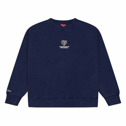 Chicago Bears Mitchell And Ness Women's Core Essential Crewneck Sweatshirt
