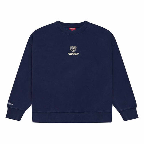 Chicago Bears Mitchell And Ness Women's Core Essential Crewneck Sweatshirt