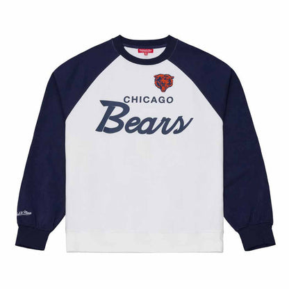 Chicago Bears Mitchell And Ness Women's Head Coach Raglan Crew Neck