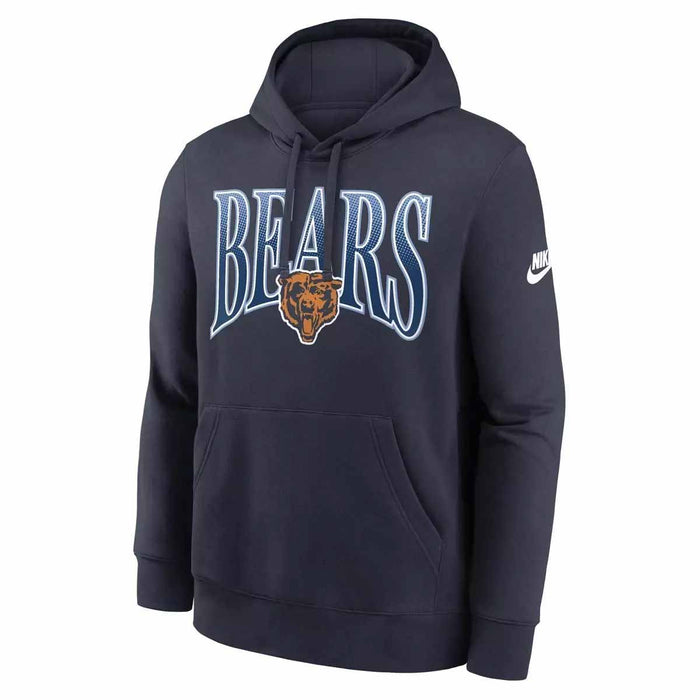 Chicago Bears Nike Navy Fleece Pullover Sweatshirt