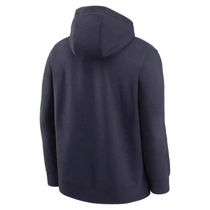 Chicago Bears Nike Navy Fleece Pullover Sweatshirt