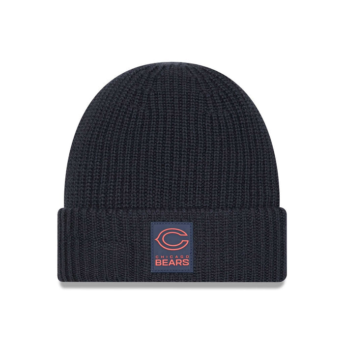 Chicago Bears New Era 2025 C Logo Sideline On-Field Cold Weather Knit Cap