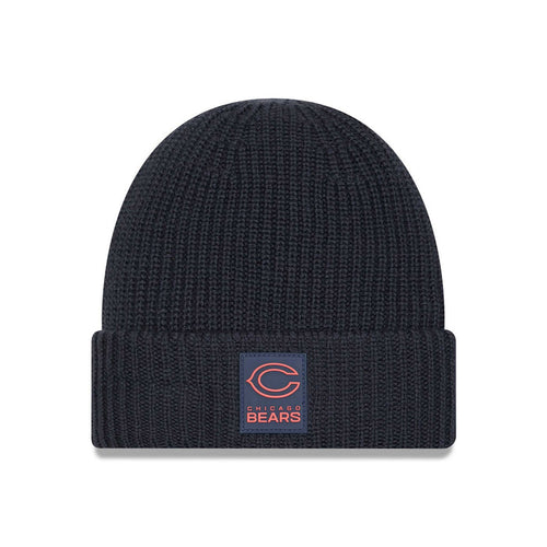 Chicago Bears New Era 2025 C Logo Sideline On-Field Cold Weather Knit Cap