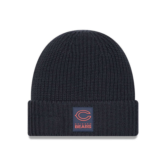 Chicago Bears New Era 2025 C Logo Sideline On-Field Cold Weather Knit Cap