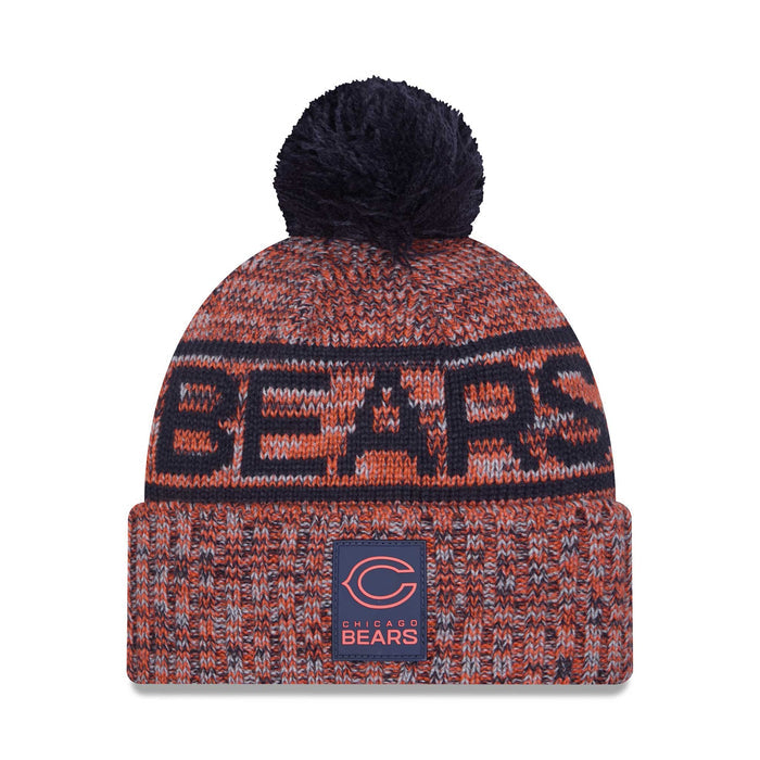 Chicago Bears New Era 2025 C Logo Sideline Sport Knit Winter Hat