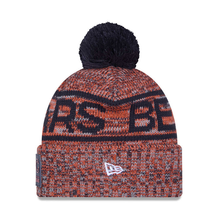 Chicago Bears New Era 2025 C Logo Sideline Sport Knit Winter Hat