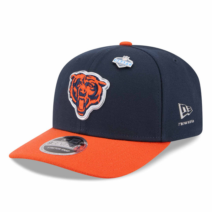 Chicago Bears New Era 2026 9SEVENTY Draft Day Adjustable Cap