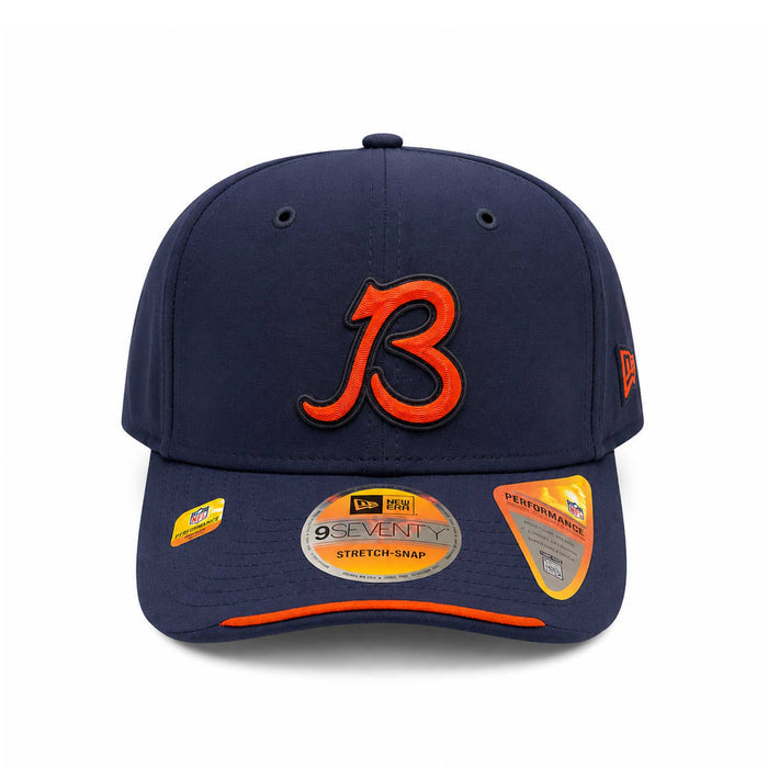 Chicago Bears New Era 2026 Sideline Script B 9SEVENTY Stretch Snap Adjustable Cap