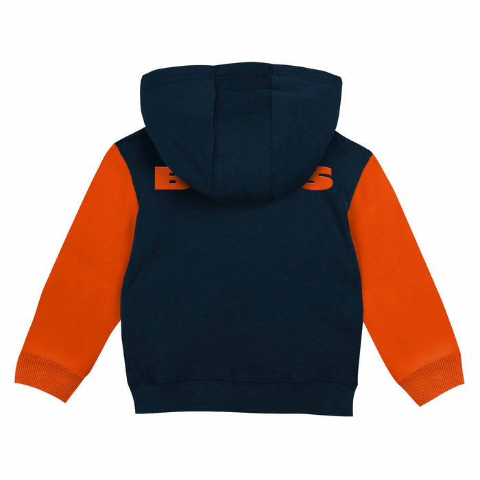 Chicago Bears Toddler Stadium 2.0 Full Zip Hooded Sweatshirt