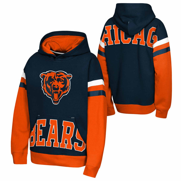 Chicago Bears Youth Pass Rush Hooded Sweatshirt
