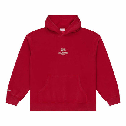 Chicago Blackhawks Mitchell And Ness Core Essentials Hooded Sweatshirt