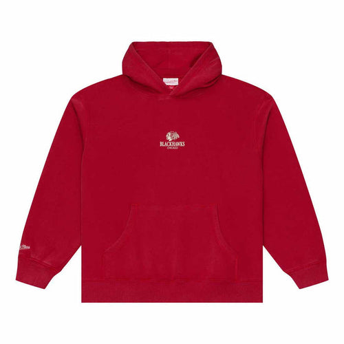Chicago Blackhawks Mitchell And Ness Core Essentials Hooded Sweatshirt