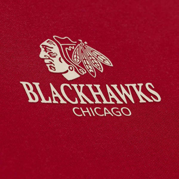 Chicago Blackhawks Mitchell And Ness Core Essentials Hooded Sweatshirt
