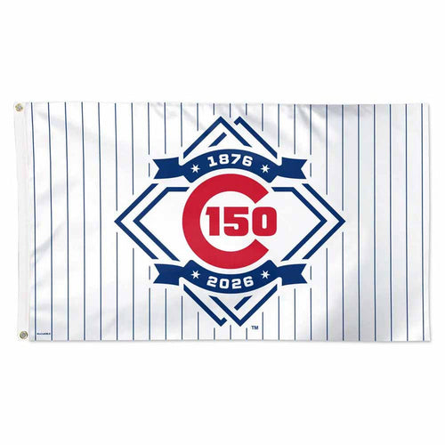 Chicago Cubs 150 Year 3 x 5 Flag
