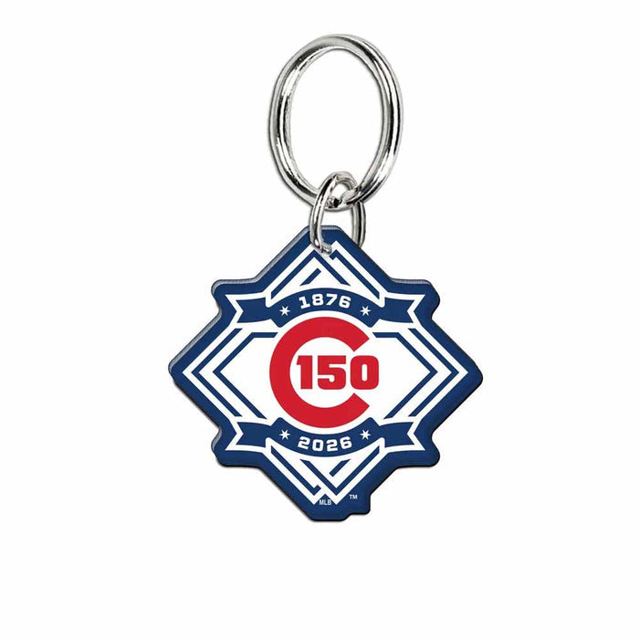 Chicago Cubs 150 Year Acrylic Keychain