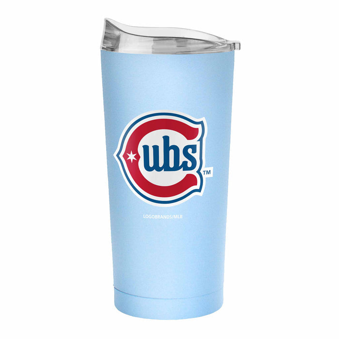 Chicago Cubs 20oz Baby Blue Alt 2 Rock Bear Logo Tumbler