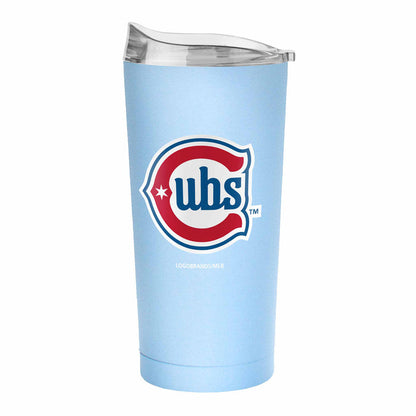 Chicago Cubs 20oz Baby Blue Alt 2 Rock Bear Logo Tumbler