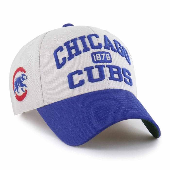Chicago Cubs 47 Brand Bone Broke Line MVP Adjustable Cap