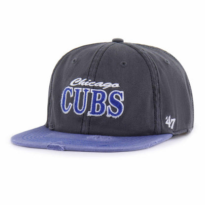 Chicago Cubs 47 Brand Coal Cragged Captain RL Adjustable Cap