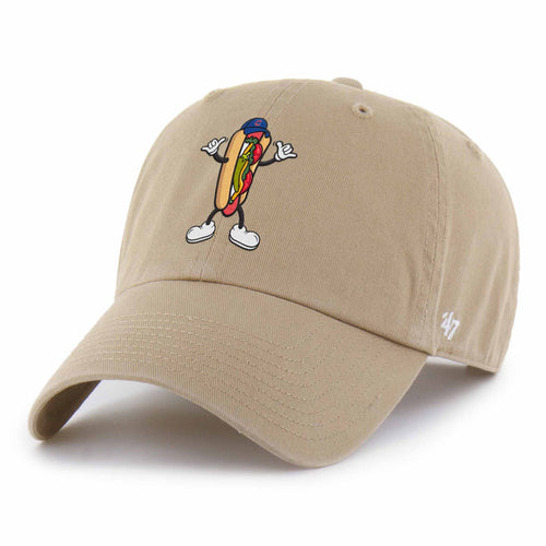 Chicago Cubs 47 Brand Khaki Hot Dog Clean Up Adjustable Cap