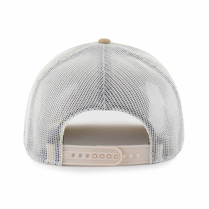 Chicago Cubs 47 Brand Khaki Huskin Trucker Adjustable Cap