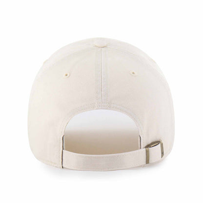 Chicago Cubs 47 Brand Natural Pink Walking Bear No Loop Clean Up Adjustable Cap