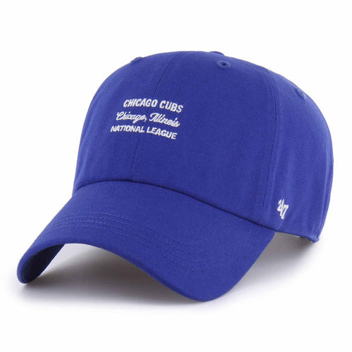 Chicago Cubs 47 Brand Royal Contemporary Clean Up Adjustable Cap