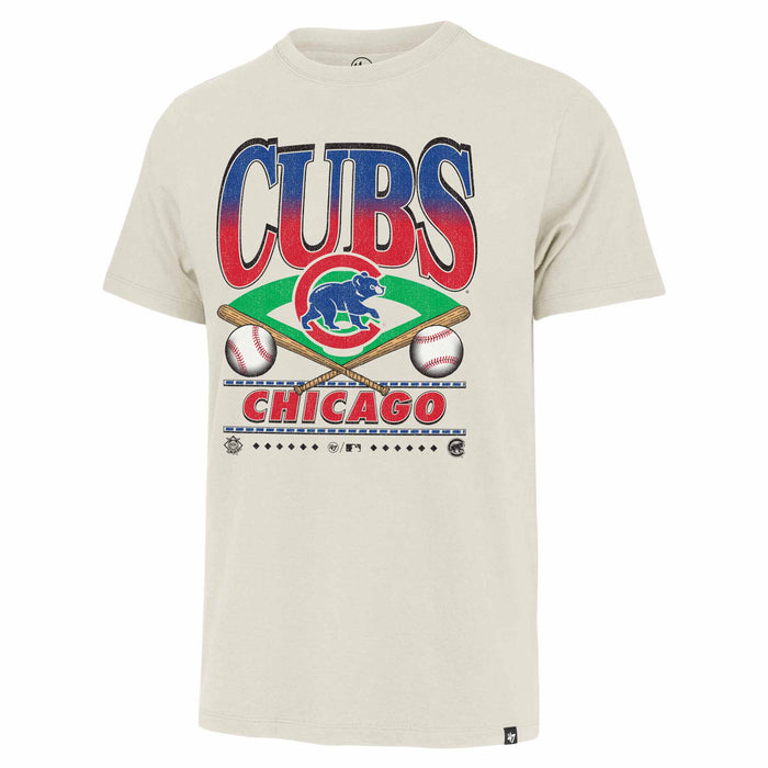 Chicago Cubs 47 Brand Straight Shot Two Franklin Short Sleeve T Shirt