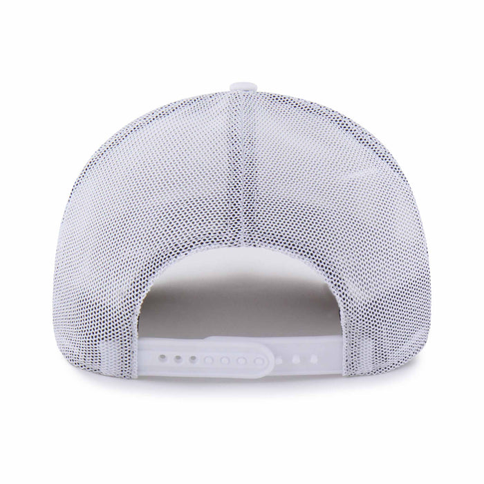 Chicago Cubs 47 Brand White BRRR Roscoe Mesh Hitch Adjustable Cap
