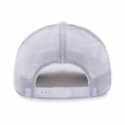 Chicago Cubs 47 Brand White BRRR Roscoe Mesh Hitch Adjustable Cap