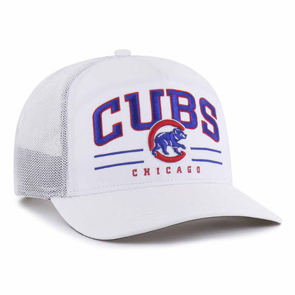 Chicago Cubs 47 Brand White BRRR Roscoe Mesh Hitch Adjustable Cap