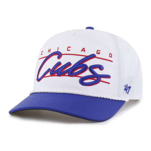 Chicago Cubs 47 Brand White Condor TT Hitch Adjustable Cap