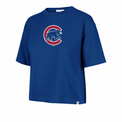 Chicago Cubs 47 Brand Women's Back Out City Short Sleeve T Shirt