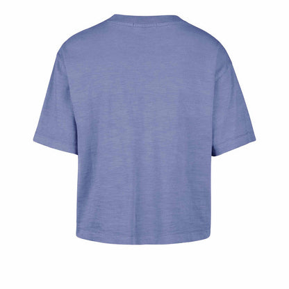 Chicago Cubs 47 Brand Women's Mindi Heavy Slub Crop Short Sleeve T Shirt