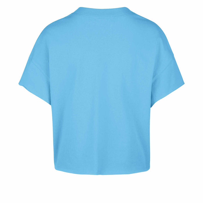 Chicago Cubs 47 Brand Women's Win Big Notch Short Sleeve T Shirt
