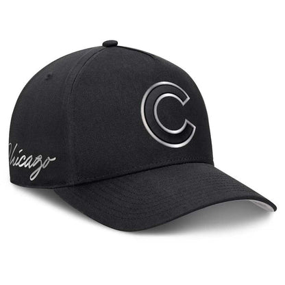 Chicago Cubs Nike A-Frame Black Chrome Adjustable Cap