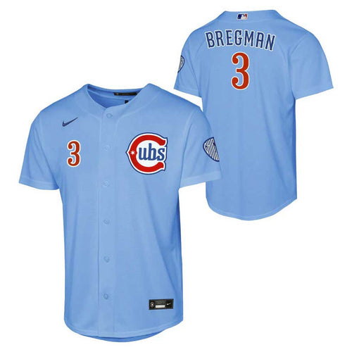 Chicago Cubs Alex Bregman Youth Nike Blues Alternate 2 Home Run Jersey