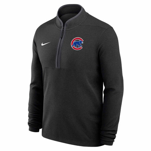 Chicago Cubs Nike Anthracite Half Zip Sweatshirt