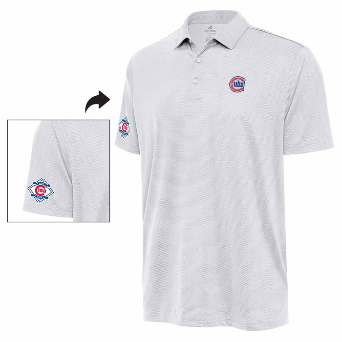 Chicago Cubs Antigua Alternate Two 150 Year White Multi Polo