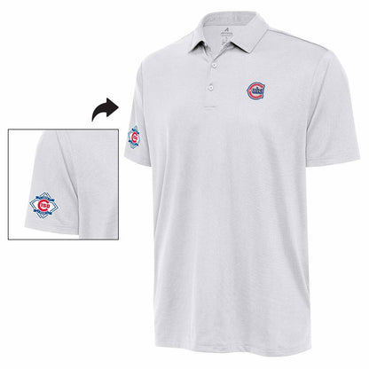 Chicago Cubs Antigua Alternate Two 150 Year White Multi Polo