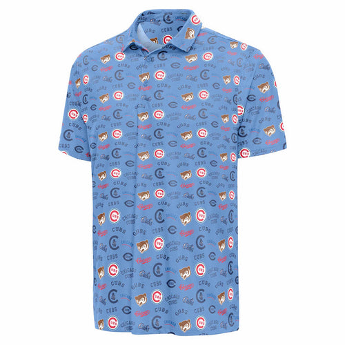Chicago Cubs Antigua Columbia Copperstown Polo