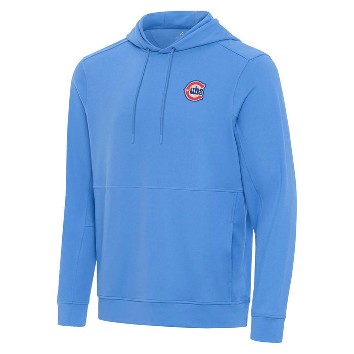 Chicago Cubs Antigua Echelon Alternate Pullover Hooded Lightweight Sweatshirt