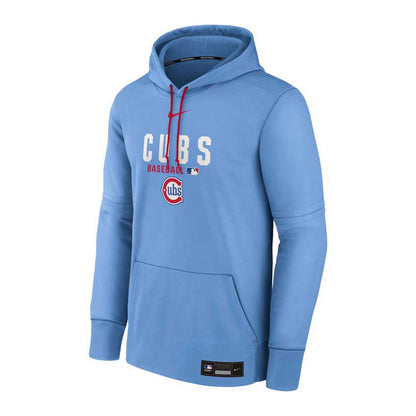 Chicago Cubs Nike Authentic On Field Alternate Blues Therma Fleece Hooded Sweatshirt