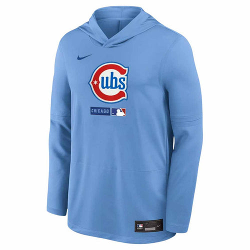 Chicago Cubs Nike Authentic On Field DRI-FIT Alternate Blues Lightweight Hooded Top