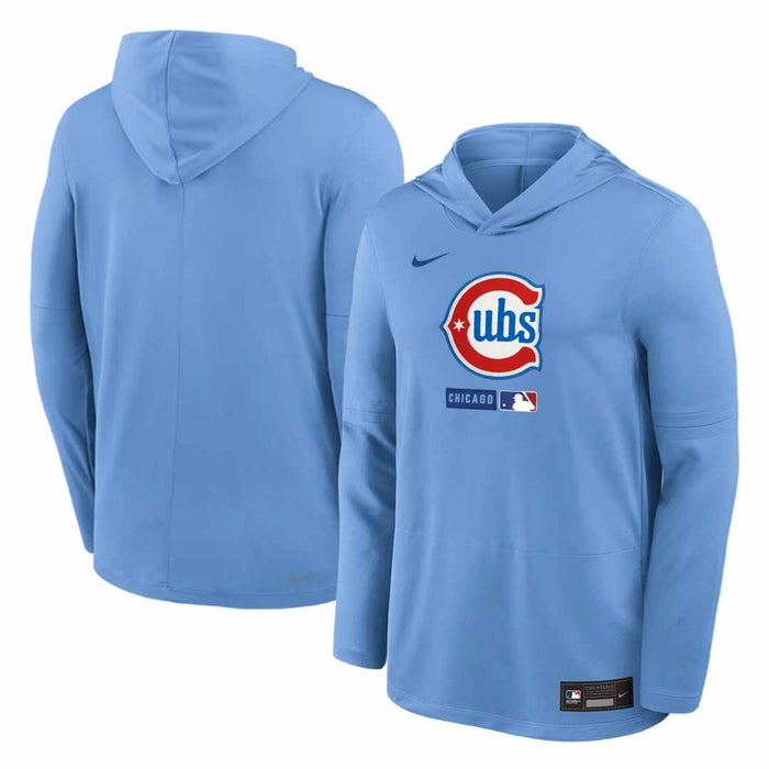 Chicago Cubs Nike Authentic On Field DRI-FIT Alternate Blues Lightweight Hooded Top