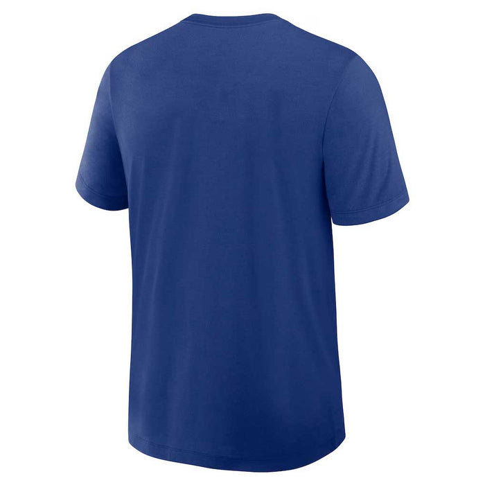 Chicago Cubs Nike Authentic On Field Early Work Walking Bear Royal Blue Arch Short Sleeve T Shirt