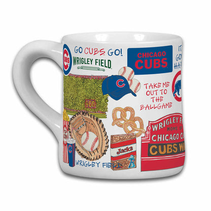 Chicago Cubs Collage 20oz Coffee Mug