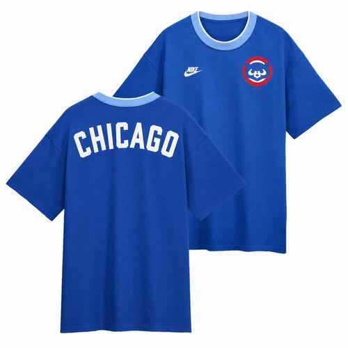 Chicago Cubs Nike Cooperstown 1984 Left Chest Fashion T Shirt